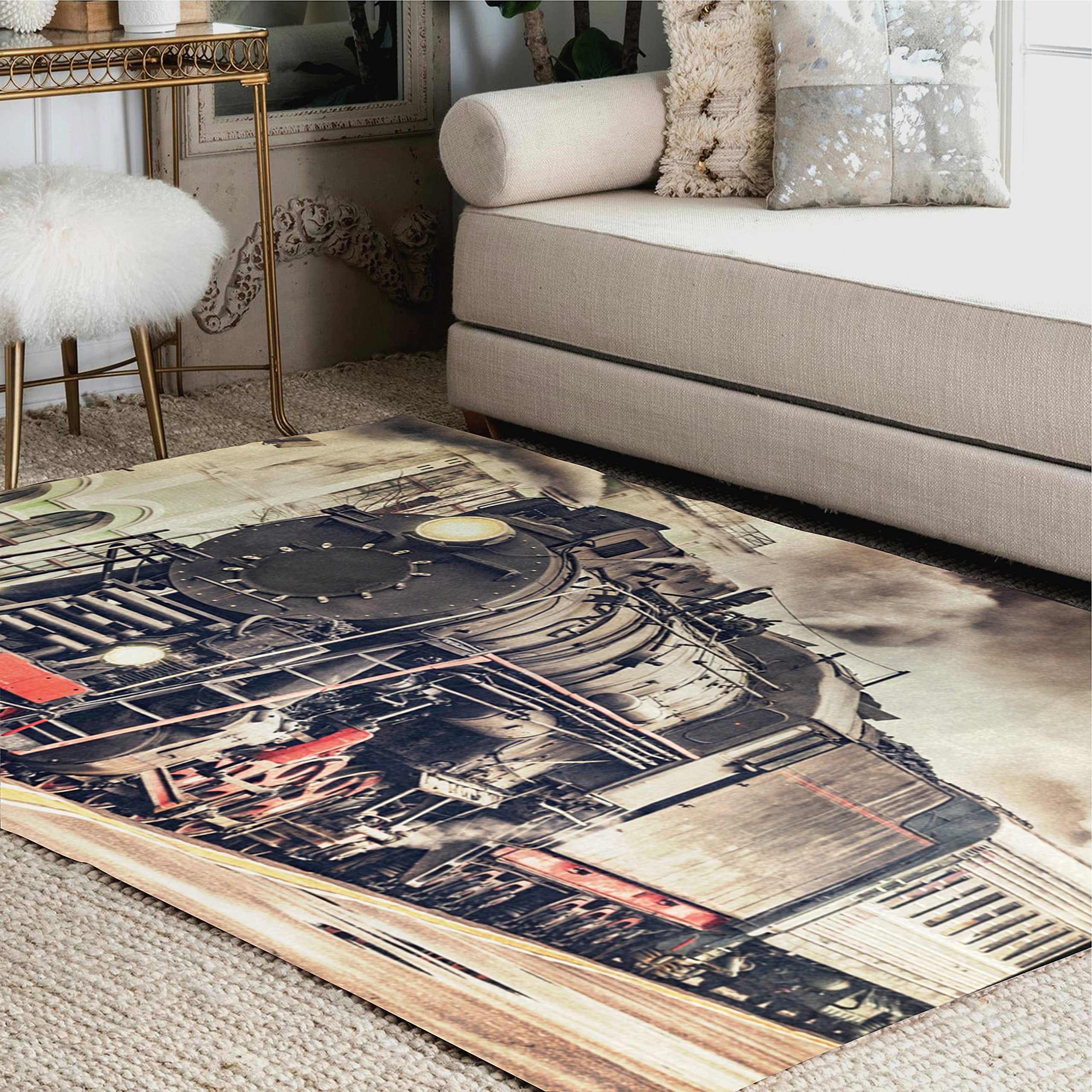 ACME Furniture TRIGON RUG 200×140 ACME Furniture TRIGON RUG 200×140 10x13FT Washable Vintage